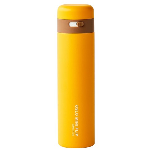 오슬로 미니 플립 텀블러, 옐로우, 200ml, 1개