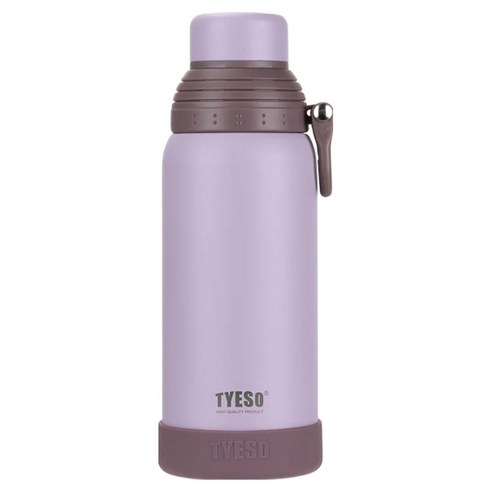 타이소 캠핑 스텐 진공 더블 리드 스포츠 보틀 보온 텀블러, 퍼플, 1개, 600ml