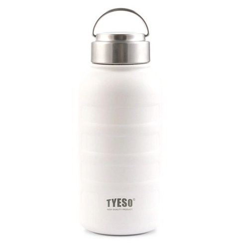 타이소 캠핑 스텐 진공 터비 스포츠 보틀, 화이트, 750ml, 1개
