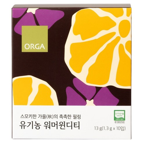 올가홀푸드 유기농 워머윈디티, 1.3g, 10개, 1개, 13g