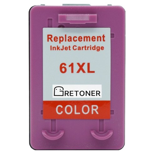 HP No.61XL CH564WA 호환 잉크 카트리지, 컬러, 1개