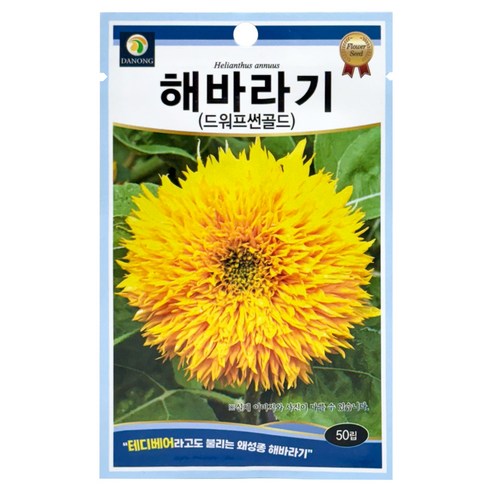 다농 해바라기 드워프썬골드 씨앗 50p, 1개