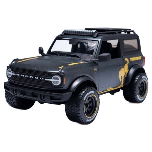 마이스토 1:24 2021 포드 브롱코 배드랜즈 튜닝 Toyo Tires livery 다이캐스트, Met Grey w