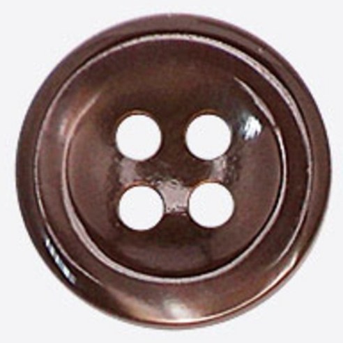 동대문단추왕 리얼 자개 단추 13mm RS-01, 브라운, 8개
