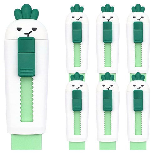 조선문방구 무기력 슬라이드 지우개, 무, 7개