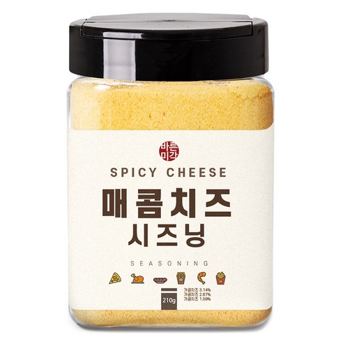 바른미각 매콤치즈 시즈닝, 1개, 210g