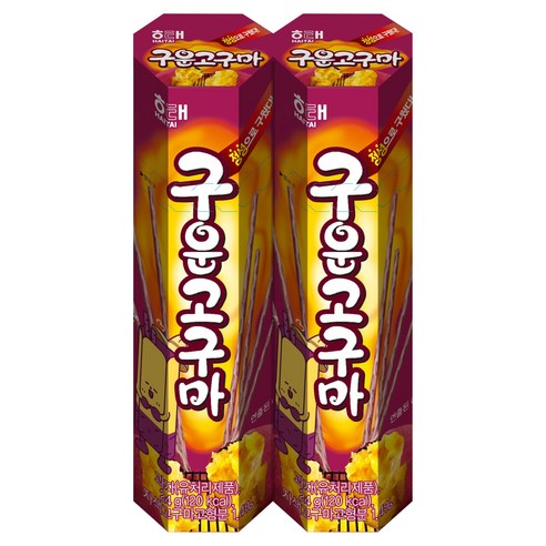 해태제과 구운고구마 과자 24g × 2개, 개당 중량 × 수량 섬네일