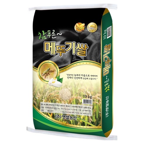 푸드앤픽 참푸른 메뚜기쌀, 10kg, 1개