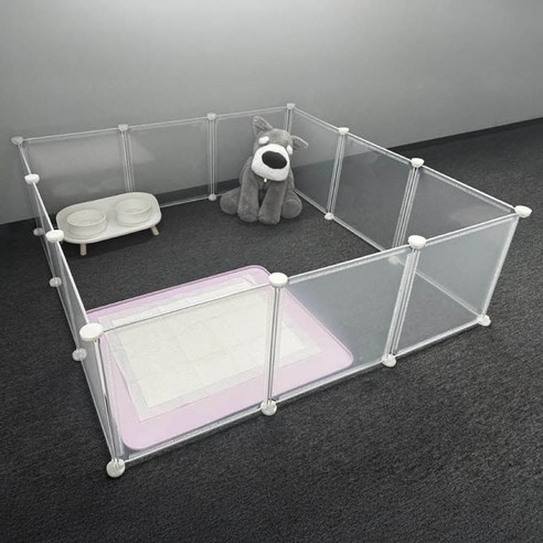 미스터추추 반려동물 울타리 12p, 투명, 1개