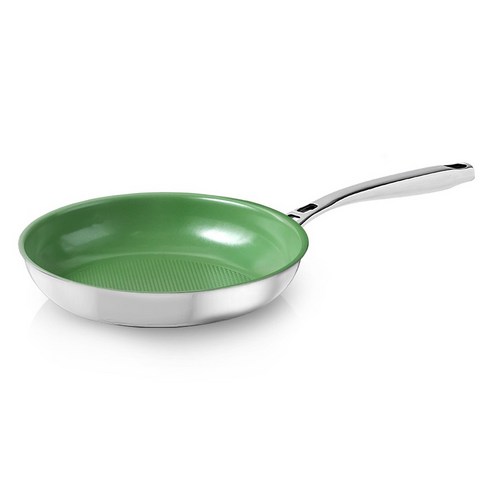 리벤스 인덕션 세라믹 스텐 통3중 IH 후라이팬, 1개, 24cm