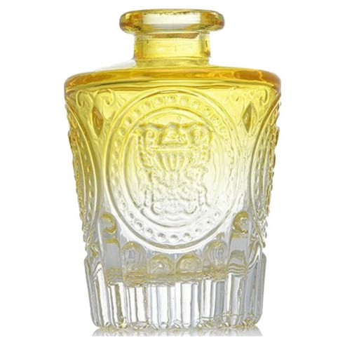 썸즈마인 공병 모던 디퓨저 용기, 옐로우, 130ml, 1개