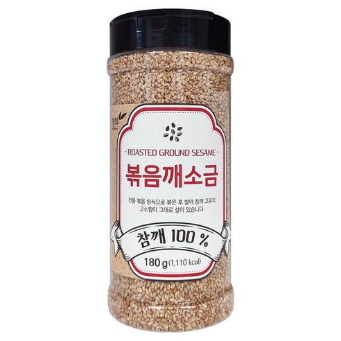 청화농산 참깨 볶음깨소금, 180g, 1개 - 깨소금 | 쿠팡