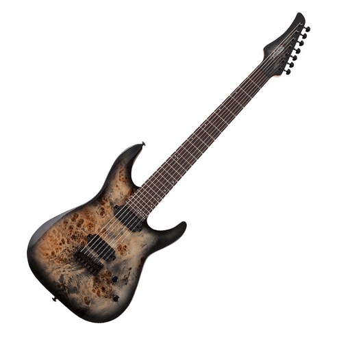 쉑터 7현 일렉기타, Charcoal Burst, 1개, C-7 PRO