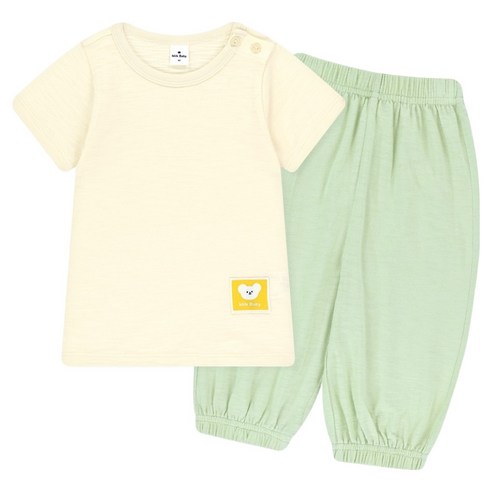 MilkBaby 아동용 보들보들 여름 실내복 상하의 세트