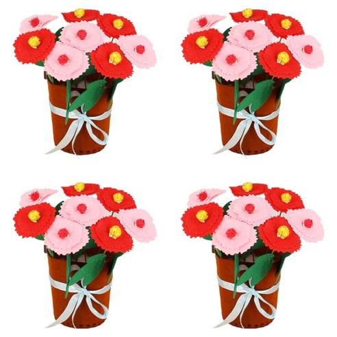 알로데 플라워 어버이날 꽃 화분 DIY, TYPE01 카네이션, 4개