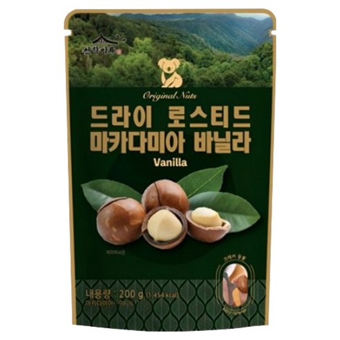 천향미루 드라이 로스티드 마카다미아 바닐라, 1개, 200g