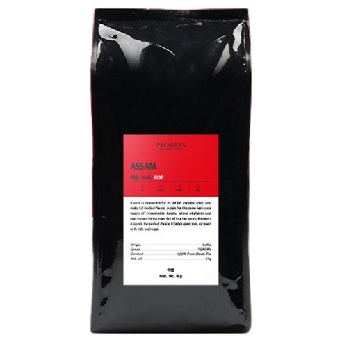 프리미어스 루즈티 아쌈 홍차, 1kg, 1개, 1개입