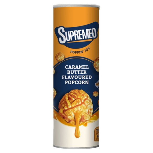 슈프리모팝콘 카라멜 버터맛, 80g, 1개