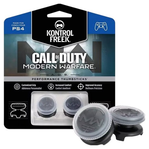 호후 PS5 플스5 XBOX 듀얼센스 게임패트 컨트롤러 키높이 스틱 캡 커버 필템 2p, 콜옵 MW 투명, 1개