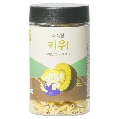 댕댕이연구소 강아지 디디랩 파삭칩 저온건조 과일 채소 간식, 1개, 50g, 키위