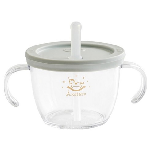 릿첼 아스타 첫걸음 빨대컵, 라이트그레이, 1개, 150ml