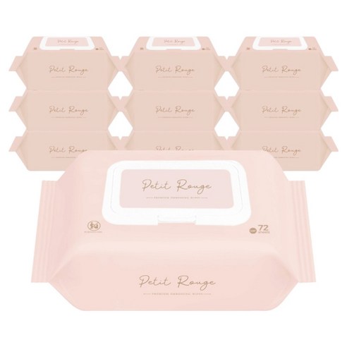 촉촉한 안심, 쁘띠루쥬 초순수 엠보싱 물티슈로 우리 아이 피부를 부드럽게 물티슈