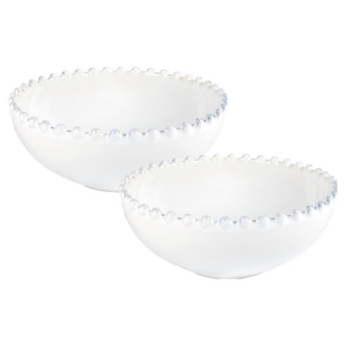 코스타노바 화이트펄 대접 15cm, 화이트, 2개