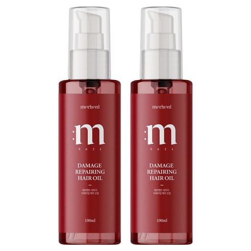 메르헨트 데미지 리페어링 헤어오일, 100ml, 2개