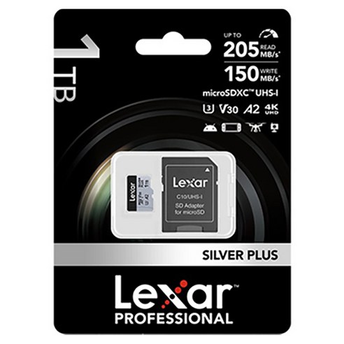 렉사 마이크로 SD카드 Silver Plus, 1TB, 1개