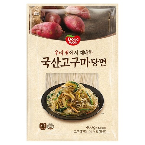 동원 국산 고구마 당면, 400g, 1개