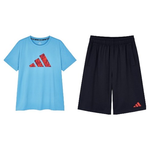 우리 아이 여름 옷 고민 끝! 아디다스 냉감 상하의 세트로 시원하고 스타일리시하게! 아디다스키즈