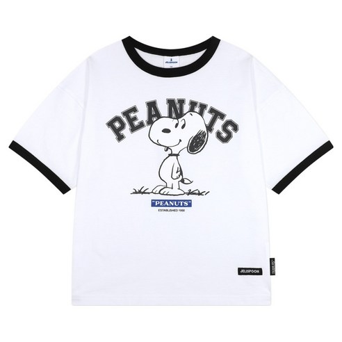 젤리스푼 아동용 피너츠 스누피 스마트링어 반팔 티셔츠