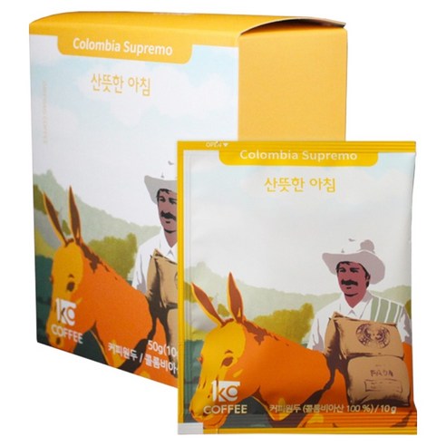 일킬로커피 산뜻한 아침 드립백 커피, 10g, 1개, 5개입