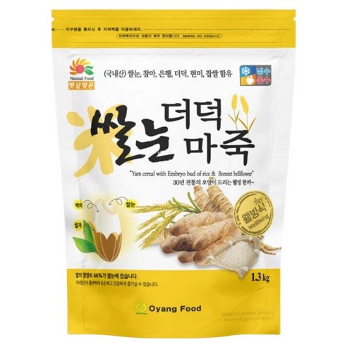햇살빚은 쌀눈 더덕 마죽, 1.3kg, 1개