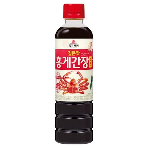 몽고간장 깊은맛 홍게간장 소스, 1개, 500ml