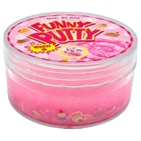 데이비드토이 FUNNY PUTTY 핑돼의 꿈 비즈, 혼합색상, 40g, 1개