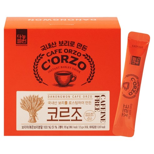 다농원 코르조 보리차, 1개, 30개입, 3.5g