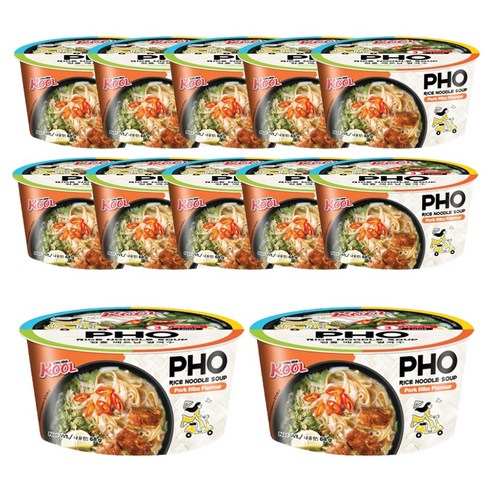 쿵딘포 폭립 쌀국수, 68g, 12개