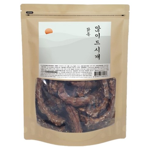 강아지 많이드시개 대용량 수제간식, 닭목, 350g, 1개
