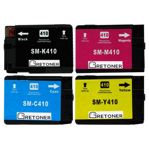 삼성 INK-K410 + C410 + M410 + Y410 호환 잉크 카트리지 4색 세트