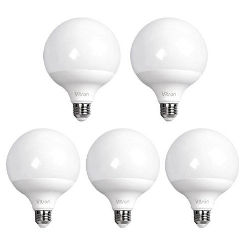 비츠온 블링 LED 볼전구 숏타입 12W, 5개, 전구색