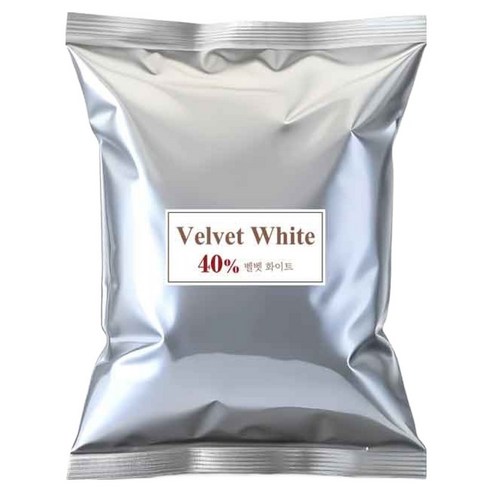 파베글라스 화이트 커버춰 리얼 초콜릿 40%, 400g, 1개