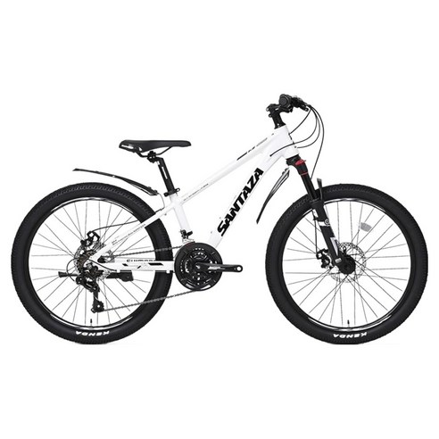 산타자 앰버 1.0 24 시마노 21단 기계식디스크 MTB자전거 미조립, 1개, 180cm, 화이트