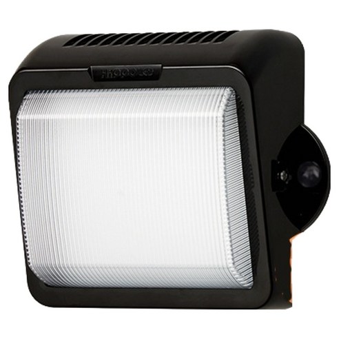 HiPPO LED IP65 빅토리 사각 벽부등 30W, 흑색 + 주광색