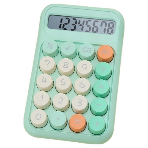 크블랑스 예쁜 미니 컬러 계산기 150 x 94 x 30 mm, 018, 1개