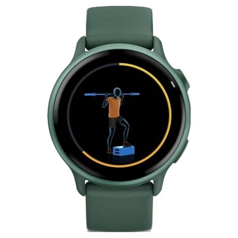 가민 비보액티브 6 웰니스 GPS 스마트워치, 재스퍼 그린, 30.4mm, GPS + 블루투스