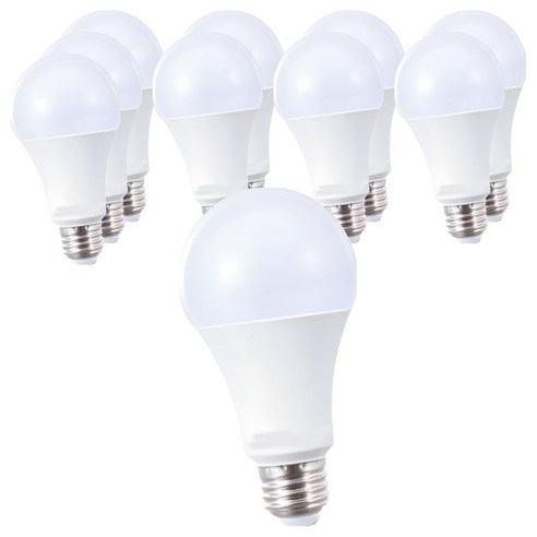 HiPPO 빅토리 LED 전구 12W 램프 파티라이트 연등선 작업등 히포라이트 LED, 전구색, 10개