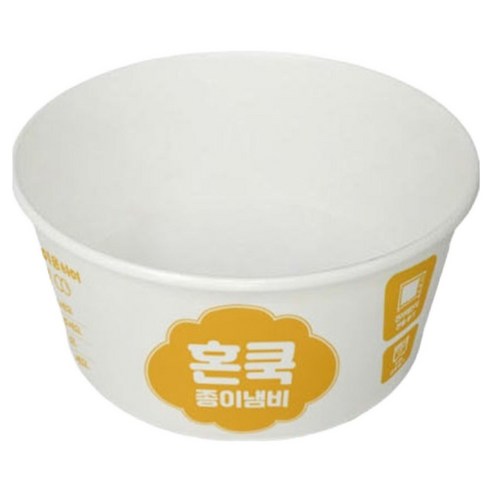 한라비 혼쿡 전자렌지 종이냄비, 30개