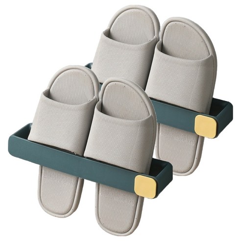 덴빌리어 간편한 신발정리걸이 25 x 5 x 3.5 cm, 블루, 2개