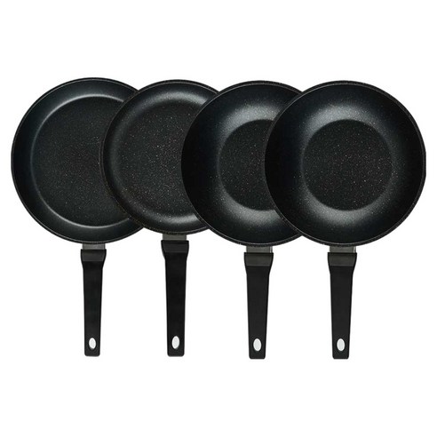 퀸센스 디너 후라이팬 4종 세트 4개, 브라운, 1개, 후라이팬 28cm + 후라이팬 24cm + 궁중팬 24cm(2p)